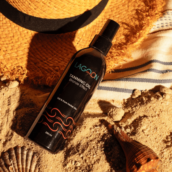 Lagoon tanning oil bronze effect